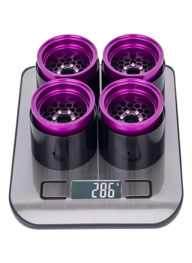 VNUHV 4Pcs Aluminum 1.9" Beadlock Wheel Rims for 1/10 SCX10 Pro TRX4 VS4-10 Gen8 Upgrade Parts (Titanium) - Image 5